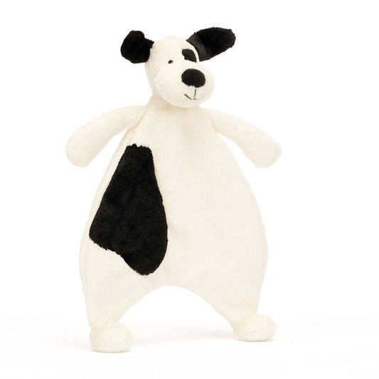 Bashful Rufferty Black & Cream Puppy Comforter